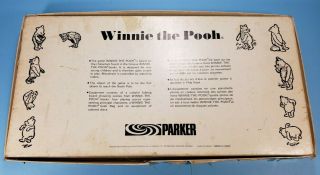 Walt Disney ' s Winnie the Pooh Game,  Parker Brothers,  English & French,  Canada 2