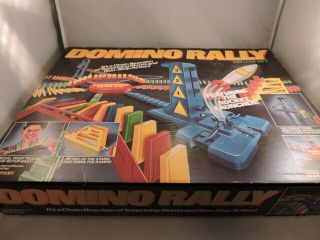 Vintage 1989 Domino Rally Deluxe Set,  Complete
