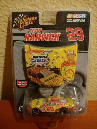 2007 29 Kevin Harvick Daytona 500 Raced Win 1/64 Winner 