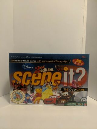 Disney 2nd Second Edition Scene It The Dvd Board Game 100 Complete