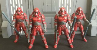 Star Wars Shadows Of The Empire Luke Skywalker In Imperial Guard Disguise X 4