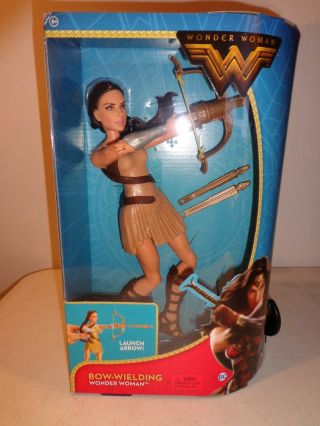 2017 Wonder Woman Movie Doll With Bow Wielding Action