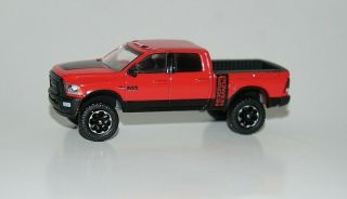 Lifted 2017 Dodge Ram Power Wagon Truck 1/64 Scale Diecast Greenlight Exclusive
