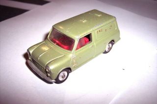 Vintage Corgi Toys Green Austin Mini Van