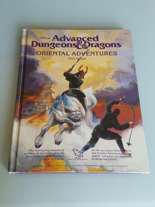 Tsr Ad&d 1st Ed Oriental Adventures Gary Gygax Advanced Dungeons & Dragons Good