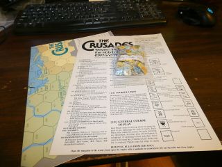 Spi: Strategy & Tactics: 70: The Crusades: Game Only: Complete