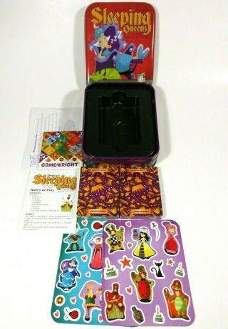 Gamewright Sleeping Queens - A Royally Rousing Card Game In Tin,  Stickers