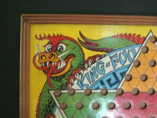 Vintage 1938 King - Fuu - Checkee Chinese Checkers 2 Sided Game Board Straits Mfg 3