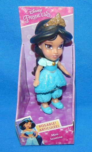 Disney Princess Mini Jasmine Mib 3 " Figure Jakks Pacific 2018 Mini Toddler