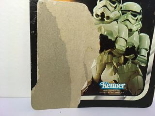 Vintage Star Wars Kenner ESB Stormtrooper CARD ONLY 48 Card Back 2