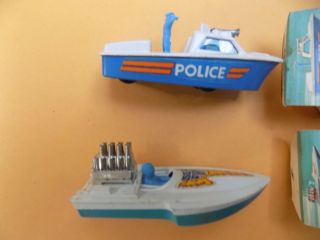 Matchbox 52 POLICE LAUNCH and SUPERFAST 5 SEAFIRE 2