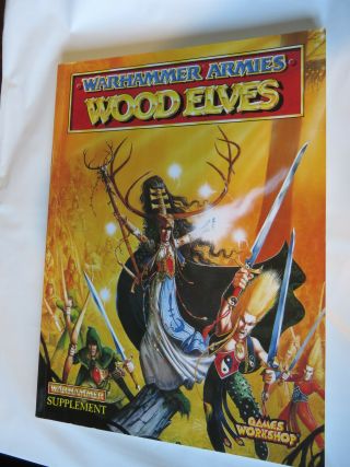 Warhammer Wood Elves Elf Army Book Oop