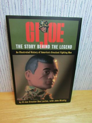 Gi Joe The Story Behind The Legend Hbdj Book Don Levine Creator 1st Ed 1996
