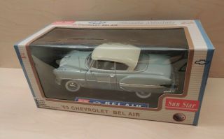 Blue Sun Star 1/18 Die Cast 1953 Chevrolet Bel Air