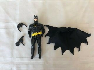Vintage 1989 Batman The Movie Batman Action Figure W/bat - Rope Toy Biz Complete