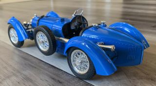 1:18 Bburago 1934 Bugatti Type 59 Die - Cast Car - Blue