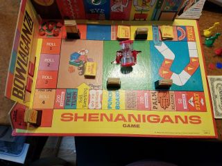 Vintage Milton Bradley Shenanigans Board Game 1964 4480