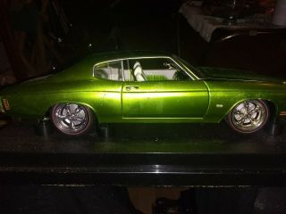 Hot Wheels 1969 Chevy Chevelle Candy Green 1:18 Diecast Car