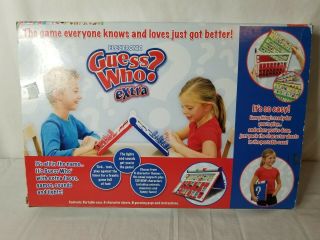 Electronic Guess Who Extra Milton Bradley 2008 Portable Animals Monsters Lights 2