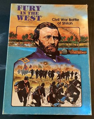 Avalon Hill Fury In The West Complete War Game.  Shelf Fresh.