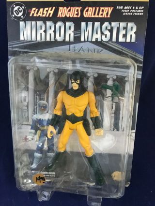 Mirror Master: 6.  5 " Action Figure W/weapon,  Flash Rogues Gallery - Dc 2001,