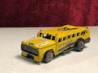 1970 Hot Wheels Redline S’cool Bus The Heavyweights School Bus Mattel