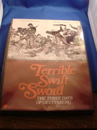 Terrible Swift Sword The Three Days Of Gettysburg Game Parts Not Complete