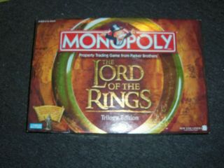 2003 Parker Brothers Lord Of The Rings Trilogy Edition Monopoly