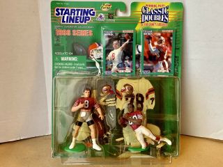 1998 Kenner Starting Lineup Classic Doubles: Steve Young & Jerry Rice.