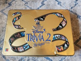 The Wonderful World Of Disney Trivia 2 Board Game The Sequel Complete In Tin