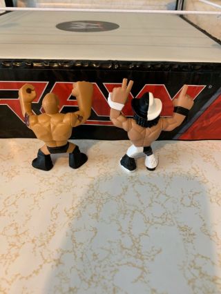 WWE Rumblers Macho Man Randy Savage And The Rock Figure 2 - Pack 3