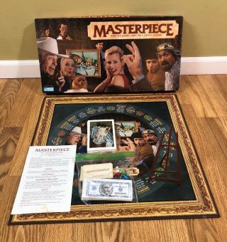 Vtg 1996 Masterpiece The Classic Art Game By Parker Brothers 99 Complet