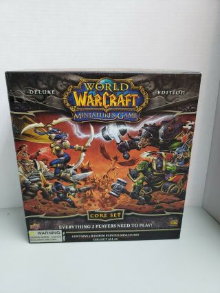World Of Warcraft Miniatures Game Deluxe Edition Core Set Incomplete