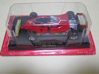 Ferrari F1 312 T5 1980 2 Gill Villeneuve Ixo 1/43 Scale