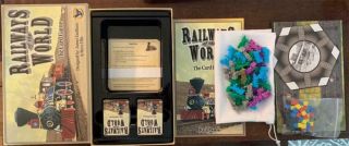 Eagle Games Railways Of The World Card Game Signed By Designer