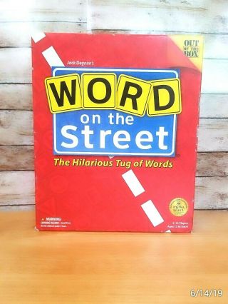 Word On The Street Board Game The Hilarious Tug Of Words Never Played