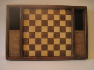 Vintage Wood Checker Board Gem Woodcrafts