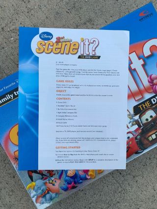 Scene It Disney 2nd Edition by Screenlife 2007 Complete 2