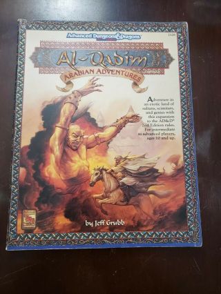 Al - Qadim Arabian Adventures Rpg Ad&d Handbook Sourcebook Tsr