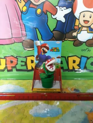 World Of Mario Nintendo Piranha Plant 2.  5 " Action Figure Jakks Pacific Toy