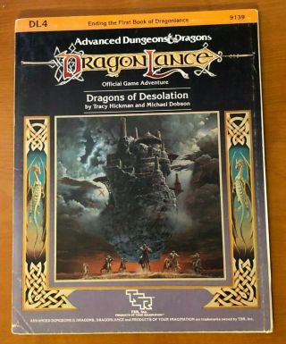 Ad&d Dragons Of Desolation Adventure Dl4