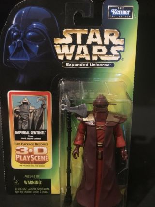 Star Wars Expanded Universe Eu Imperial Sentinel W/ 3 - D Play Scene Nip