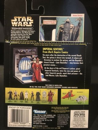 Star Wars Expanded Universe EU Imperial Sentinel w/ 3 - D Play Scene NIP 2