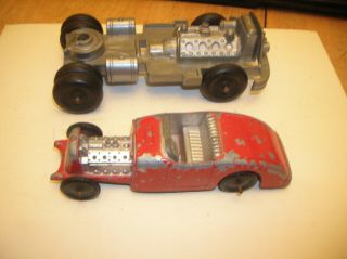 Vintage TootsieToy Hot Rod Car AND BONUS HUBLEY KIDDIE TOY FRAME 2