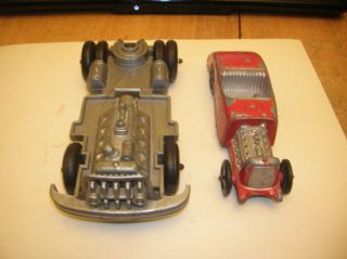 Vintage TootsieToy Hot Rod Car AND BONUS HUBLEY KIDDIE TOY FRAME 3