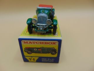 Matchbox Models of Yesteryear Y5 1929 4.  5 Litre Bentley (Boxed) 2