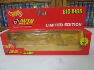 Hot Wheels Auto Palace Big Rigs Steering Rigs Limited Edition Empty Box Only