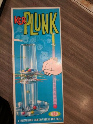 Ker Plunk Game,  Ideal Toy Corp. ,  1967,  Game Of Nerve And Skill