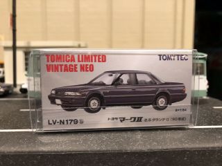 [tomica Limited Vintage Neo Lv - N179a 1/64] Toyota Mark Ii 2.  5 Grande G 1990 Gy