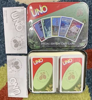 Uno National Parks Special Edition Tin Card Game Complete W/ Instructions